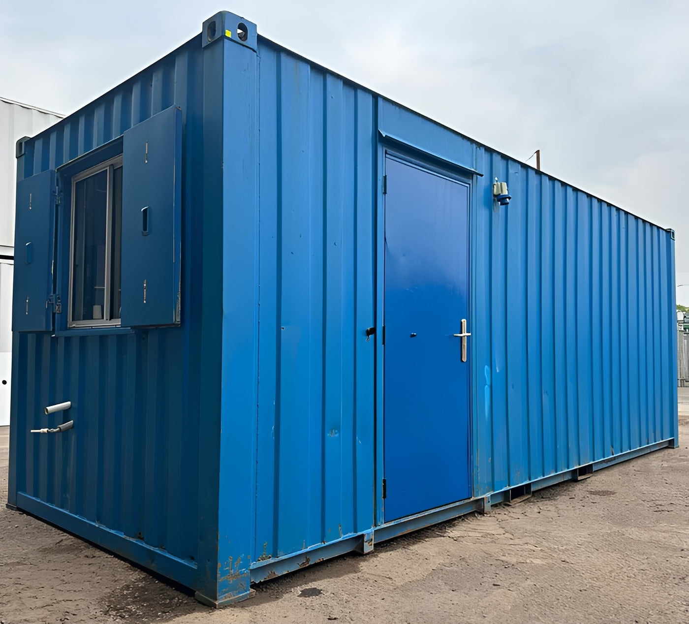 21ft x 8ft Anti-Vandal Canteen Office with Kitchenette – Secure Steel Portable Office