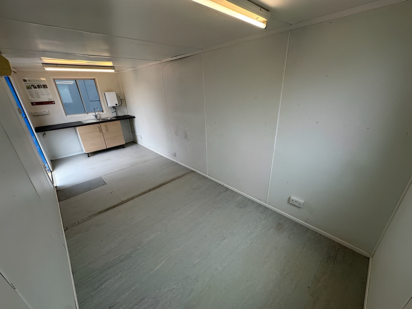 21ft x 8ft Anti-Vandal Canteen Office with Kitchenette – Secure Steel Portable Office