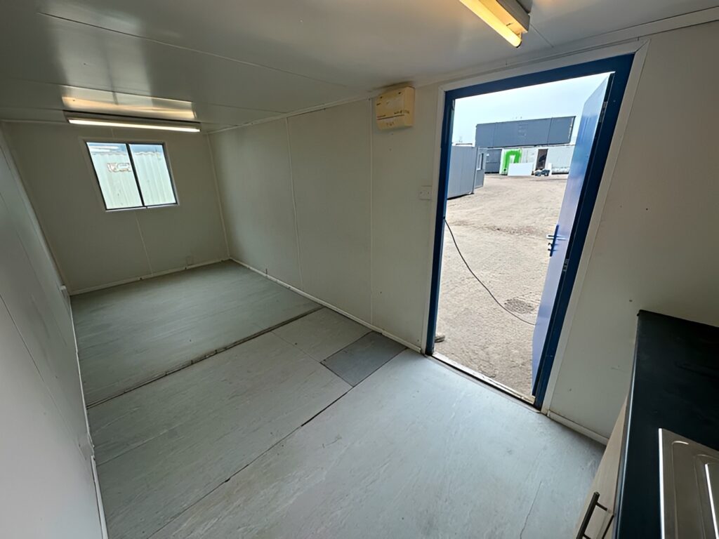 21ft x 8ft Anti-Vandal Canteen Office with Kitchenette – Secure Steel Portable Office