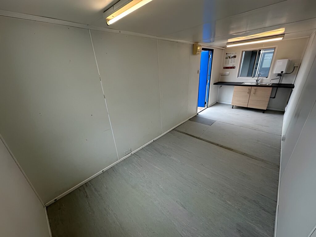21ft x 8ft Anti-Vandal Canteen Office with Kitchenette – Secure Steel Portable Office