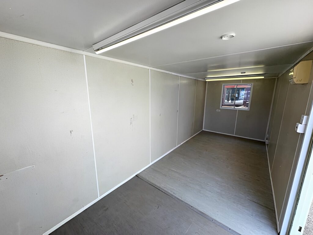 21ft x 8ft Anti-Vandal Canteen and Office Cabin – Secure Steel Portable Welfare Unit