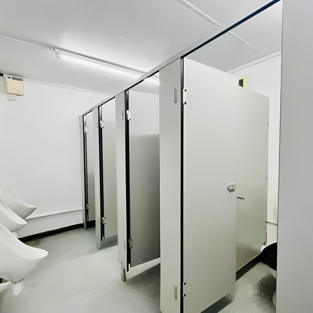 24ft x 9ft Anti-Vandal Toilet Block – 5+1 Portable Steel Welfare Unit
