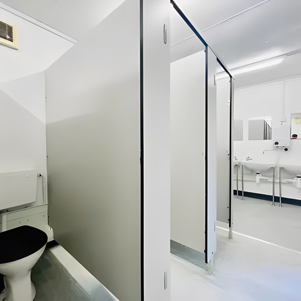 24ft x 9ft Anti-Vandal Toilet Block – 5+1 Portable Steel Welfare Unit