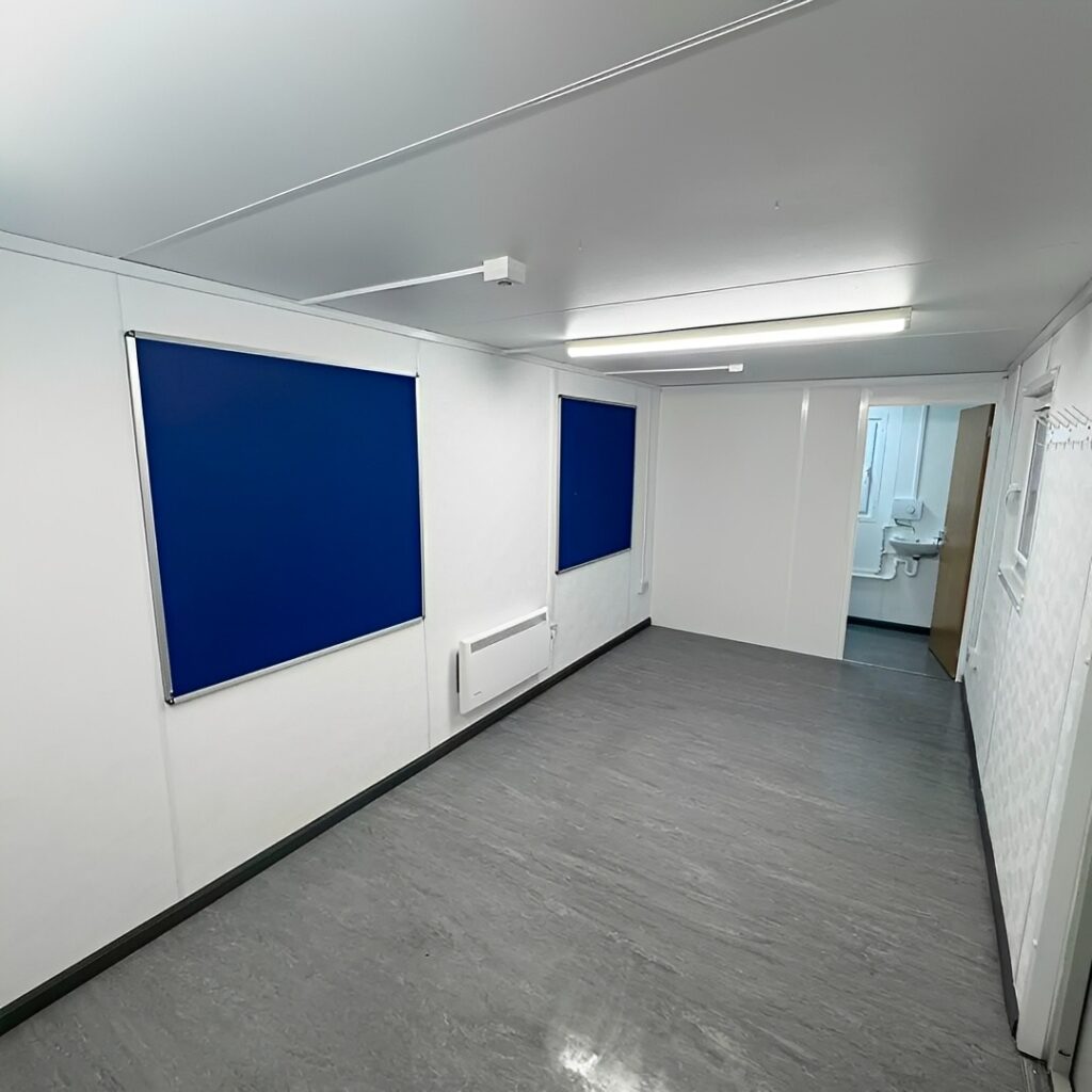 24ft x 9ft Custom Canteen & Office Cabin with Kitchenette and WC