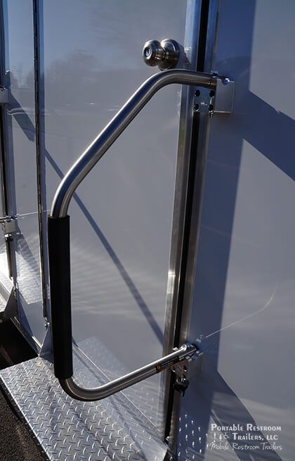 3 Stall Shower Trailer Portable Restroom Combo – Electric