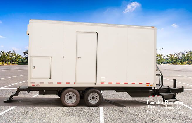 2 Station Shower Environmental Decontamination Trailer with Storage