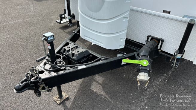 2 Station Portable Restrooms Shower Trailer Combo | Classic Series