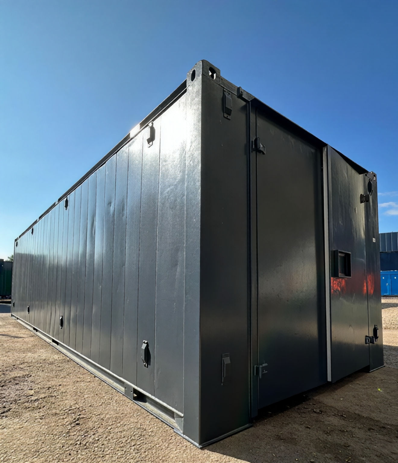 32ft x 10ft Secure Steel Storage Container – Anti-Vandal Lockable Storage Unit