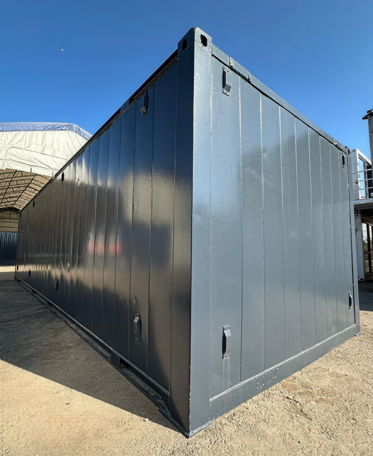 32ft x 10ft Secure Steel Storage Container – Anti-Vandal Lockable Storage Unit