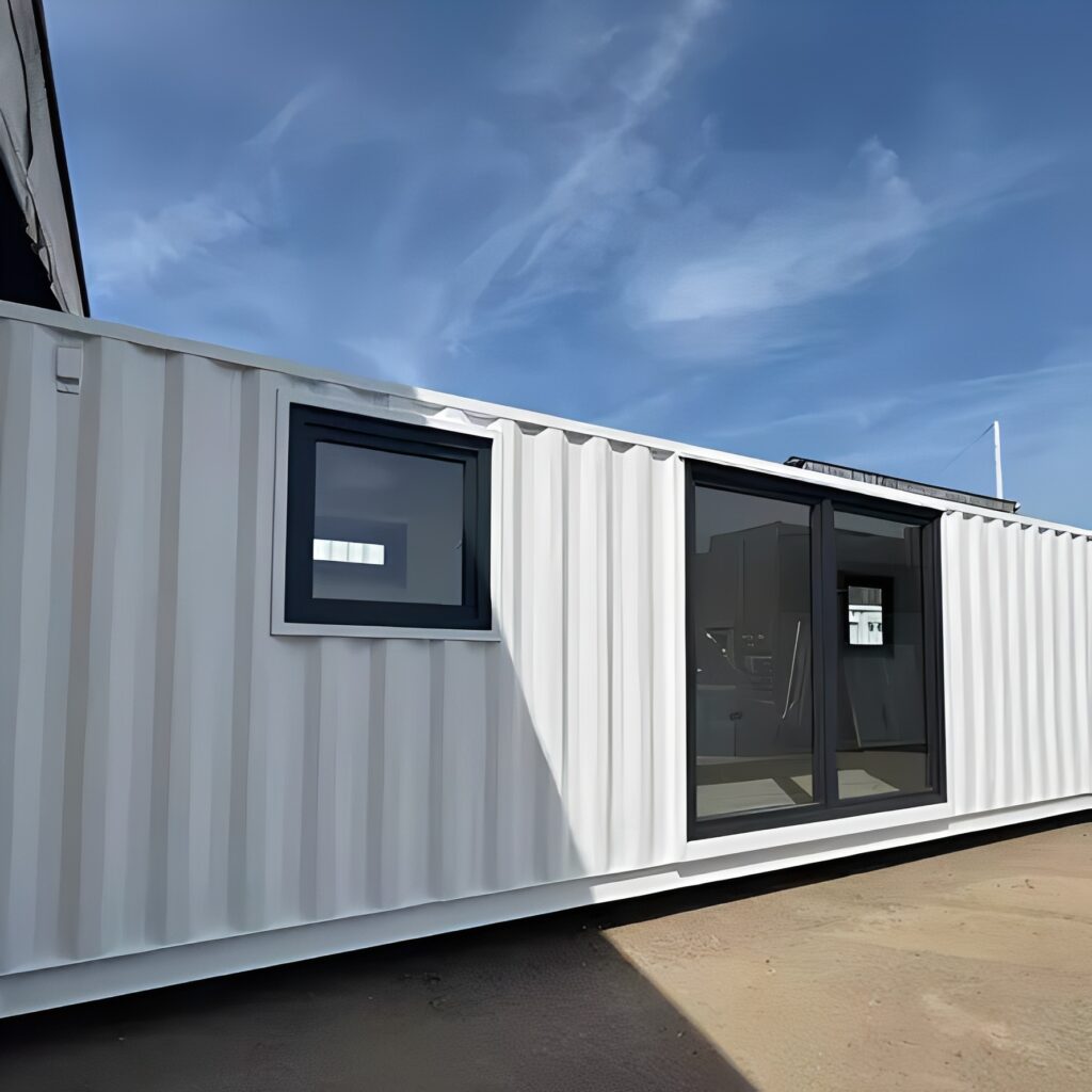 40ft Converted Shipping Container Office – Fully Insulated Portable Steel Office