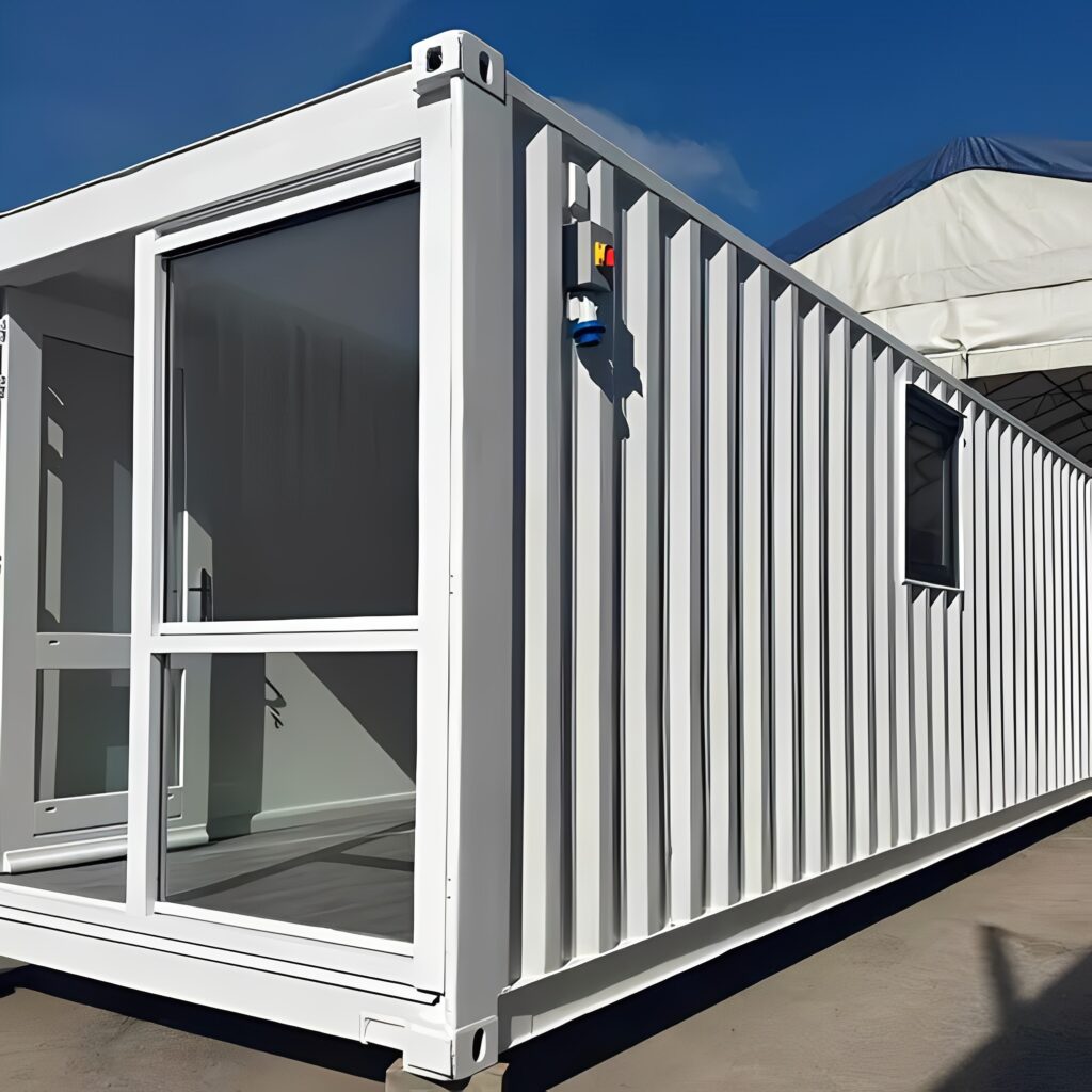 40ft Converted Shipping Container Office – Fully Insulated Portable Steel Office