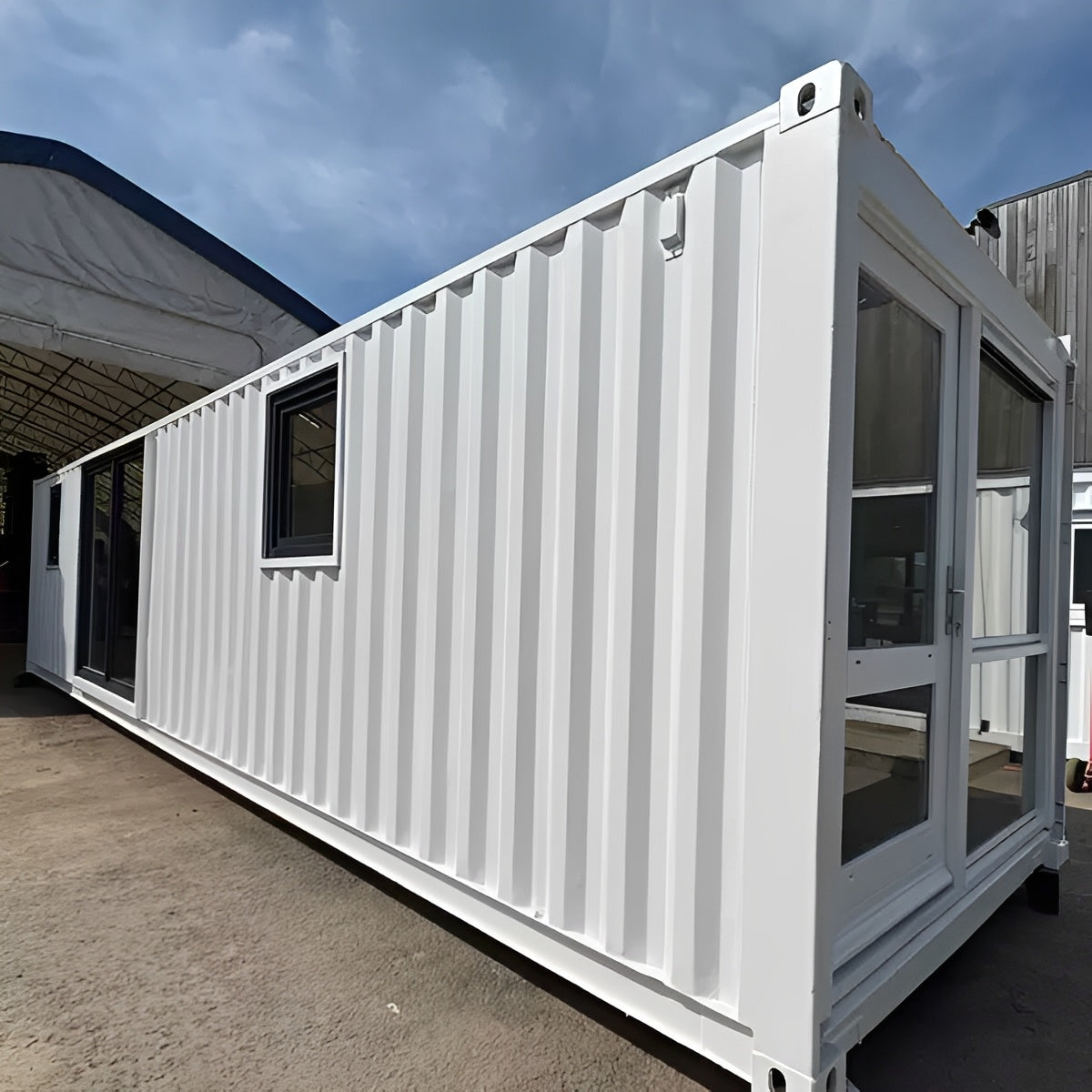 40ft Converted Shipping Container Office – Fully Insulated Portable Steel Office