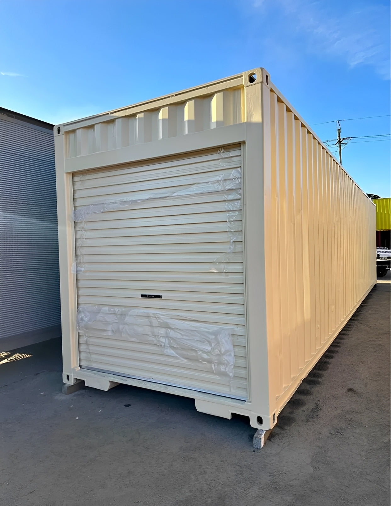 40ft x 8ft Shipping Container with Roll-Up Door