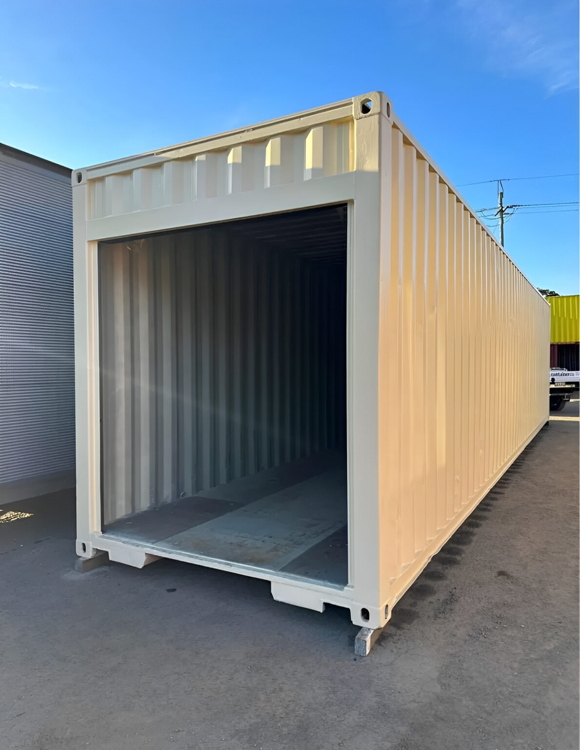 40ft x 8ft Shipping Container with Roll-Up Door