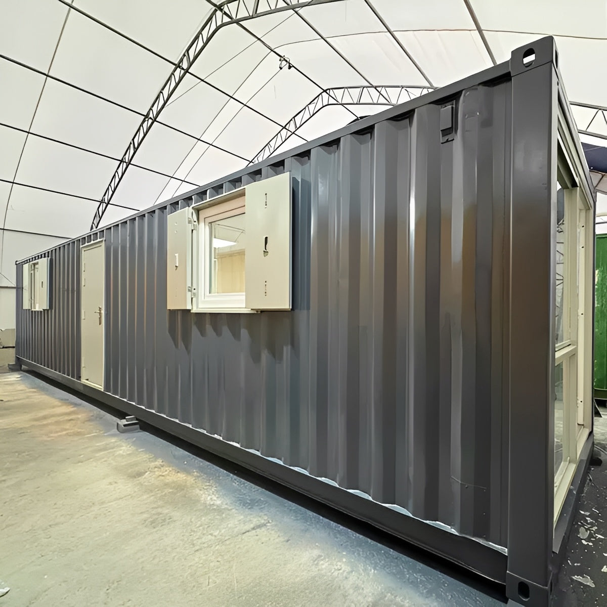 40ft x 8ft Converted Shipping Container Office