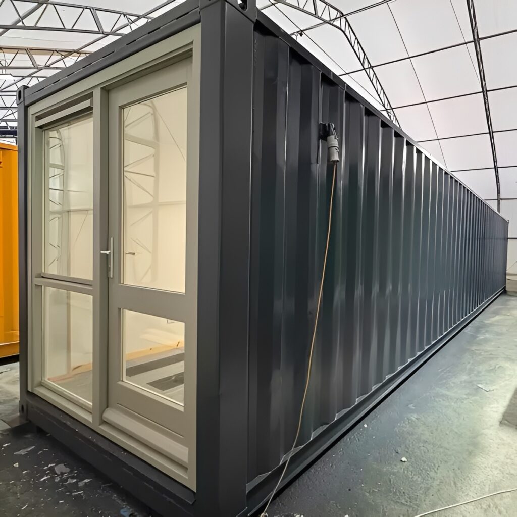 40ft x 8ft Converted Shipping Container Office