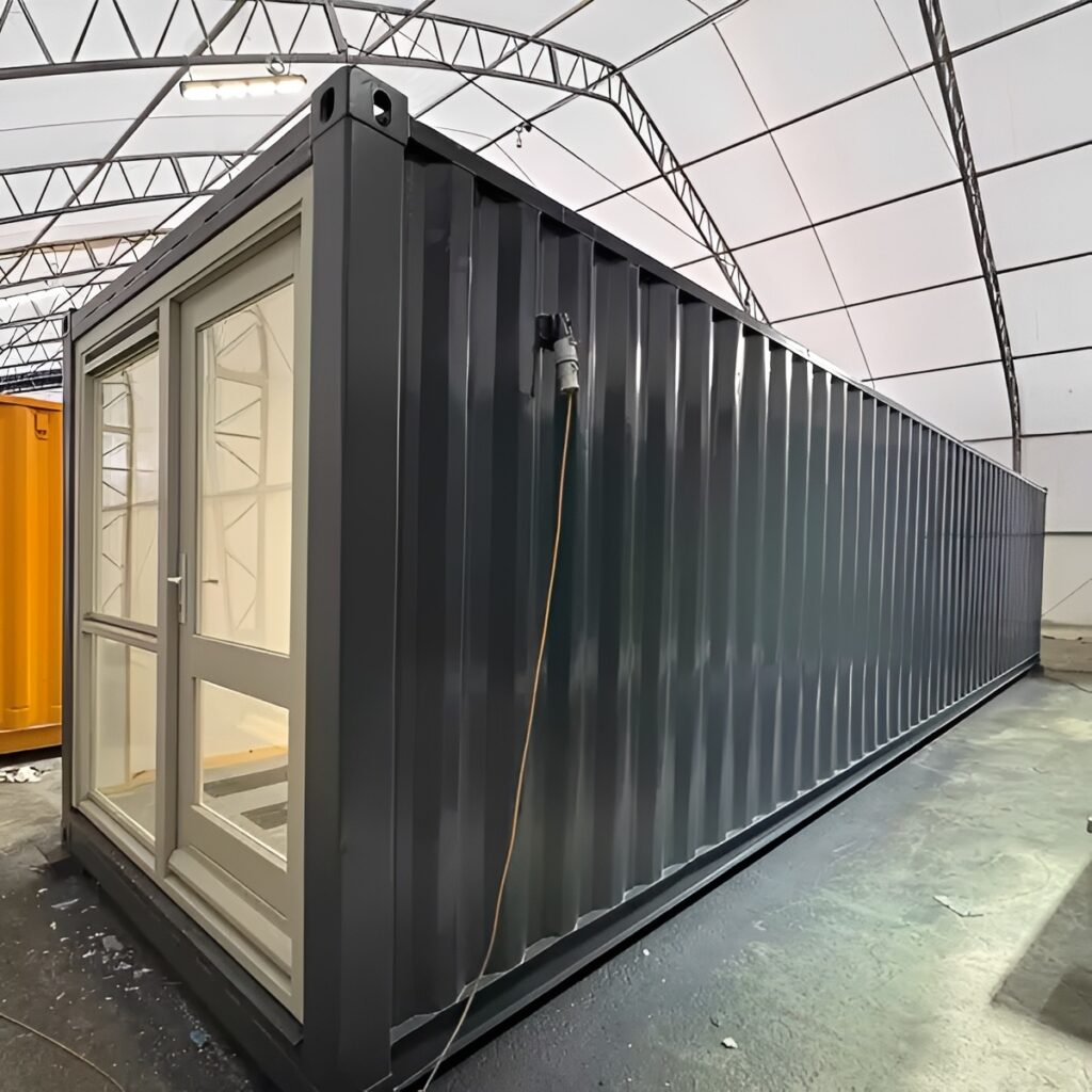 40ft x 8ft Converted Shipping Container Office