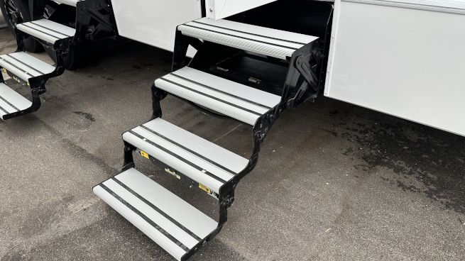 DEMO 4 Station Shower Trailer with Laundry Suite | Helix Series
