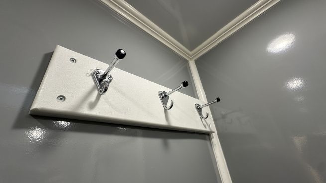 DEMO 4 Station Shower Trailer with Laundry Suite | Helix Series
