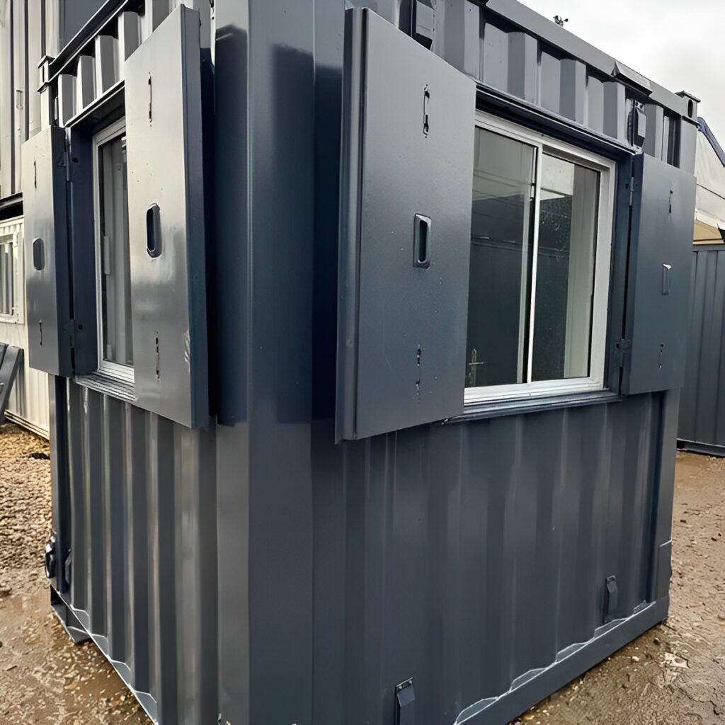 7Ft x 7Ft Shipping Container Office for Sale | Portable Building | Anti-Vandal Building