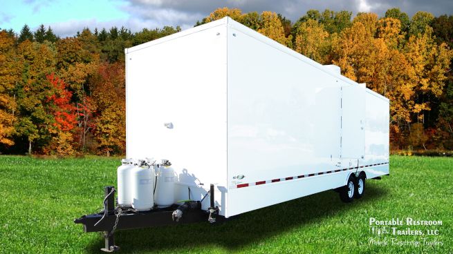 8 Station Portable Shower Trailer | Classic Series - 4 Season Package