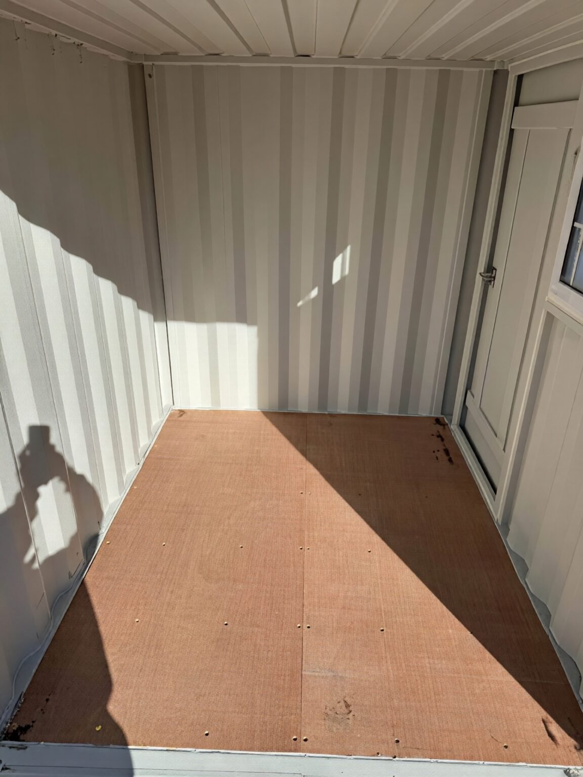 8ft Shipping Container with Side Door, Rear Door & Window