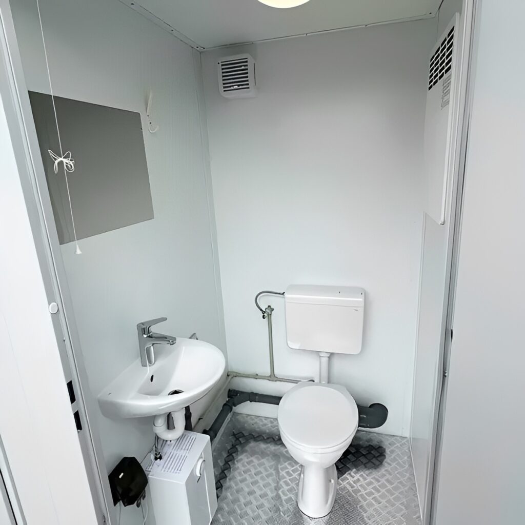 8ft x 5ft Portable Toilet Block with Toilet & Urinal
