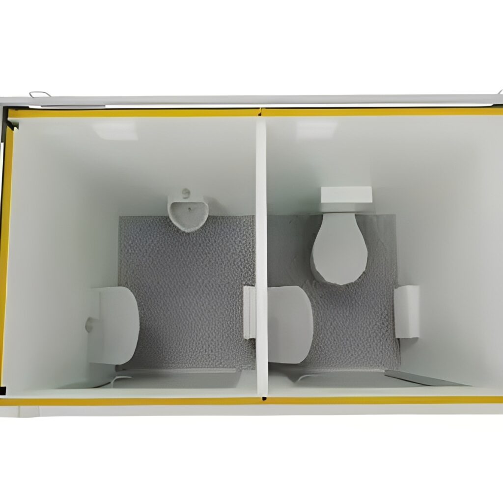 8ft x 5ft Portable Toilet Block with Toilet & Urinal