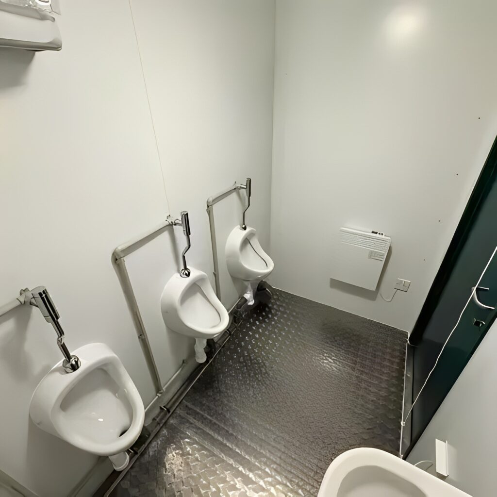 8ft x 5ft Triple Urinal Portable Toilet Block