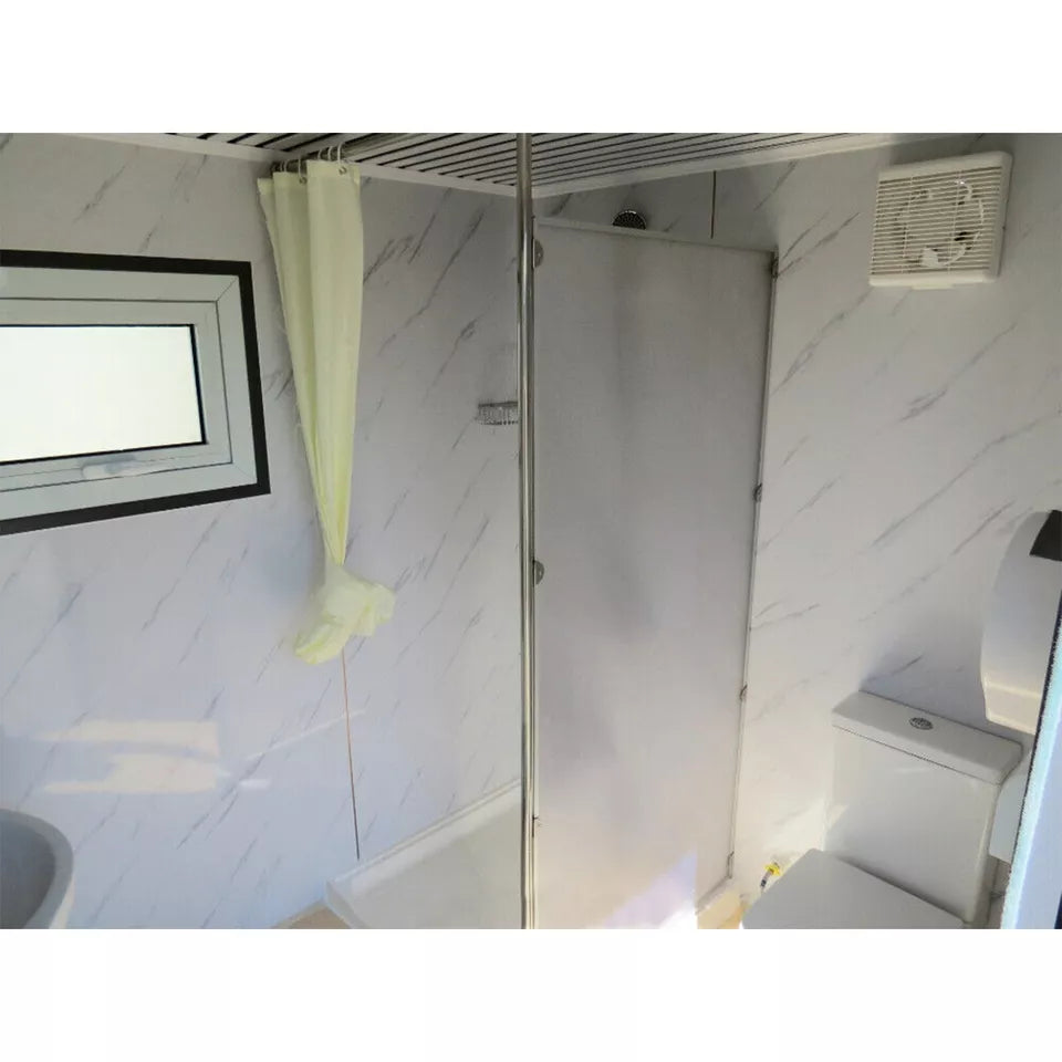 Portable Restroom with Shower, Toilet & Sink – Mobile Bathroom Unit