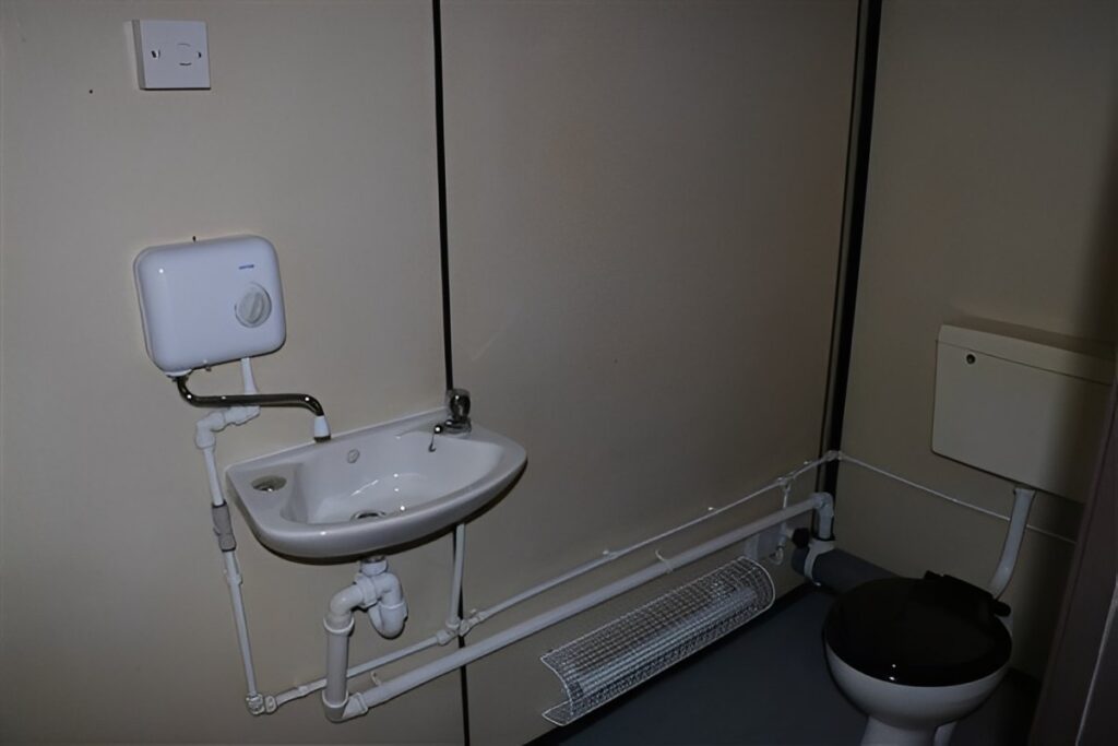 13ft x 9ft Site Office With Toilet Blue