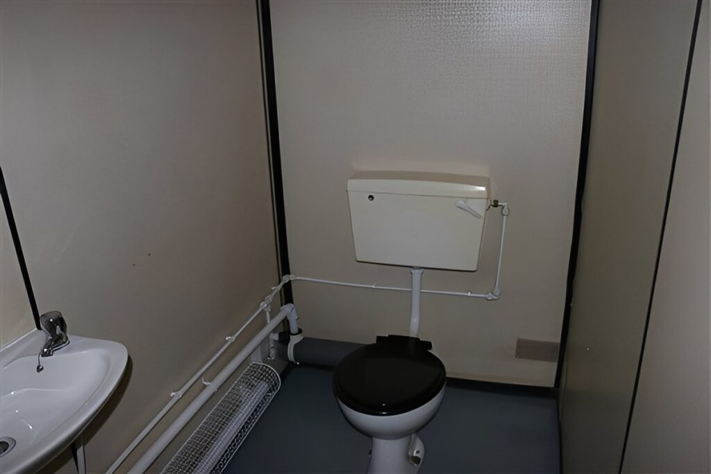 13ft x 9ft Site Office With Toilet Blue