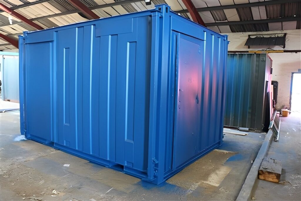 13ft x 9ft Site Office With Toilet Blue