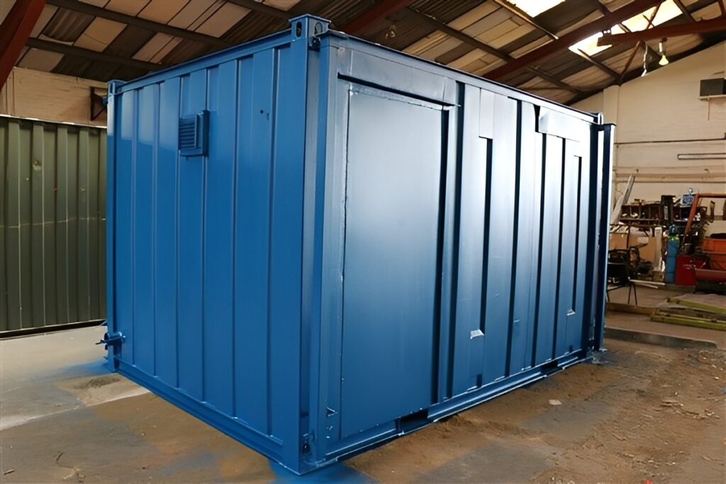 13ft x 9ft Site Office With Toilet Blue
