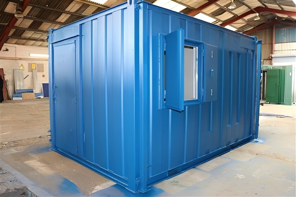13ft x 9ft Site Office With Toilet Blue
