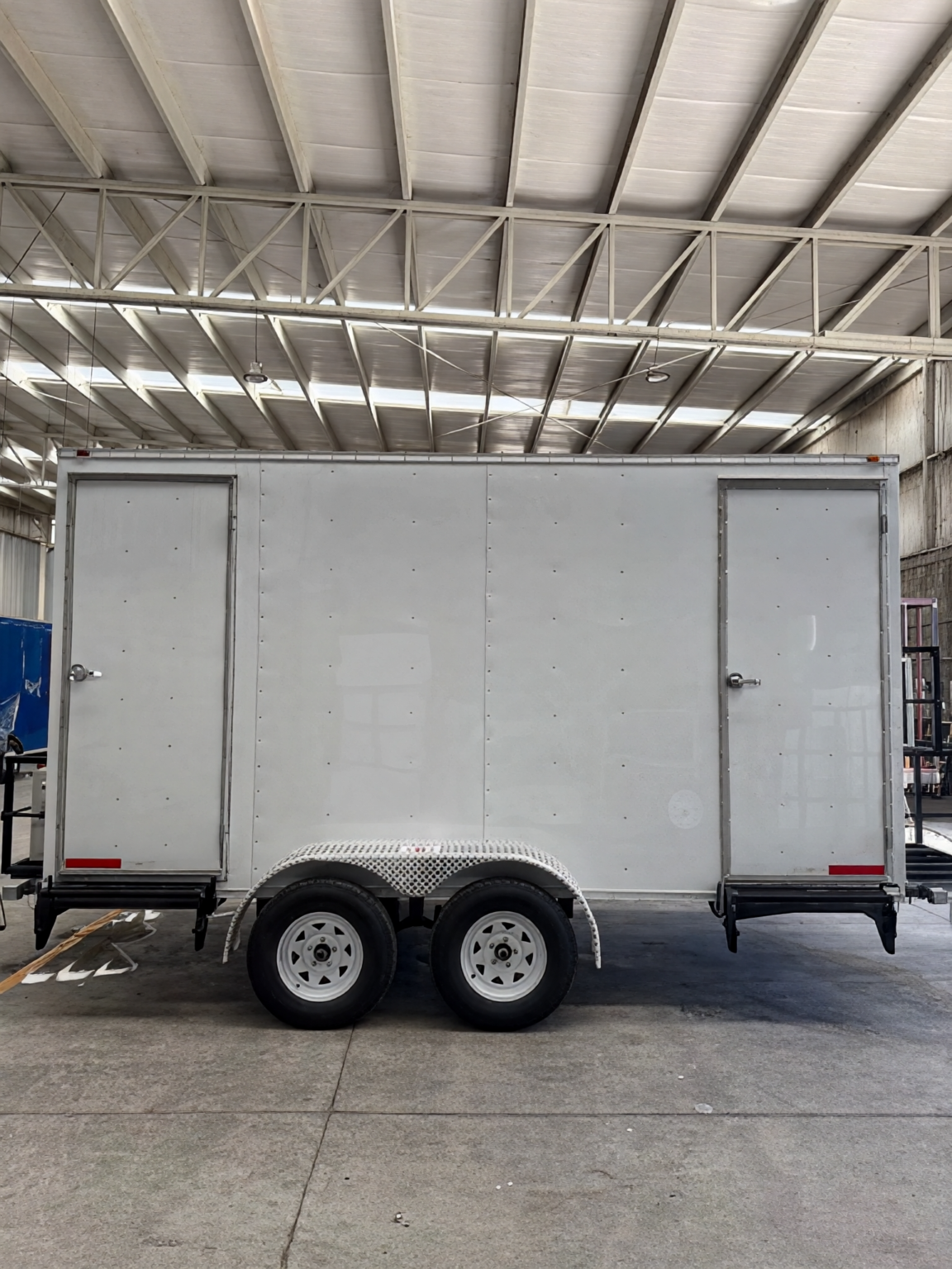 Upscale 2 Stall Portable Restroom Trailer 7ft x 14ft with A/C