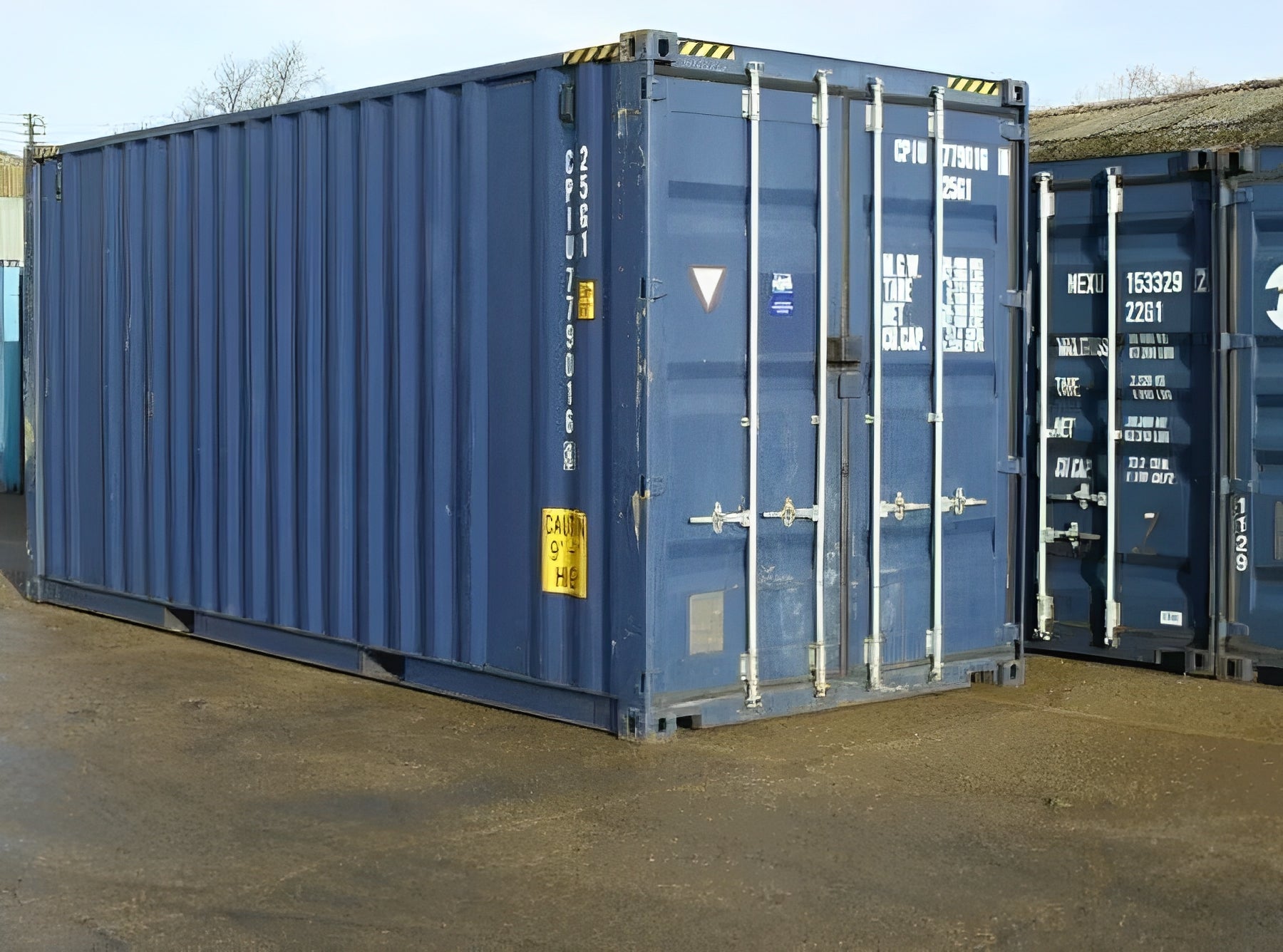 20ft High Cube Shipping Container – Grade A Used Wind & Watertight Corten Steel Storage Container