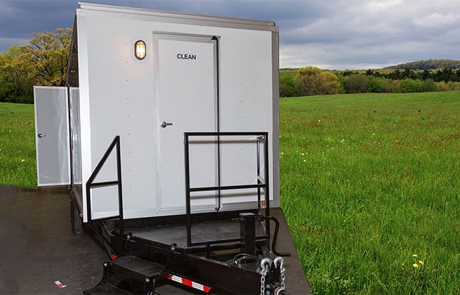 4 Station Decon Trailer Environmental Shower Trailer