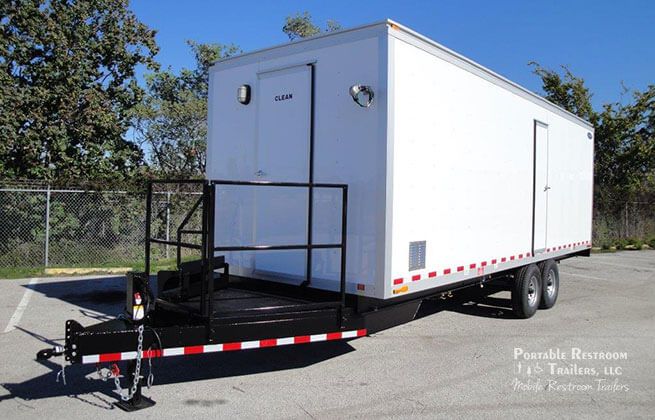 4 Station Decon Trailer Environmental Shower Trailer
