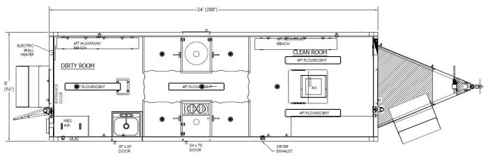 4 Station Decon Trailer Environmental Shower Trailer