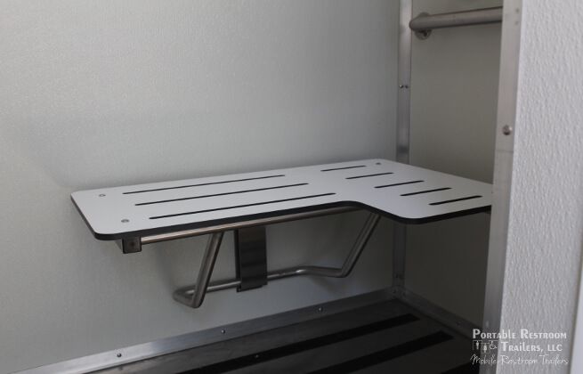 ADA Shower Trailer / Portable Restroom +2 Station Laundry Combo