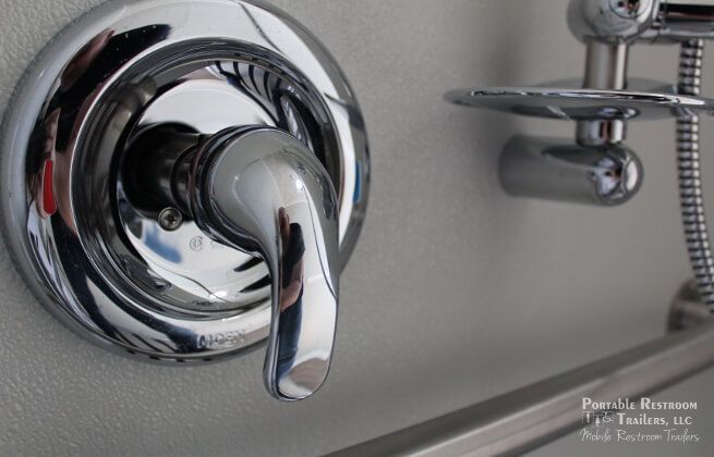 ADA Shower Trailer / Portable Restroom +2 Station Laundry Combo