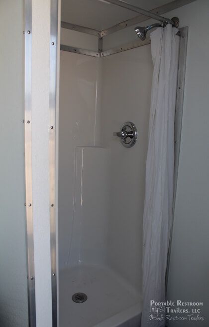 3 Station Shower Trailer / Restroom Combo with Dual Laundry Suite