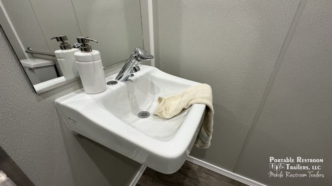ADA + 2 Station Portable Restroom Shower Trailer Combo | Oahu Series