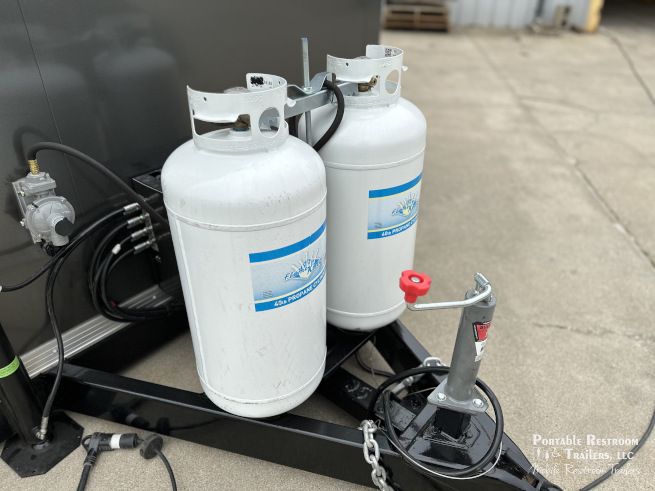 ADA + 2 Station Portable Restroom Shower Trailer Combo | Oahu Series