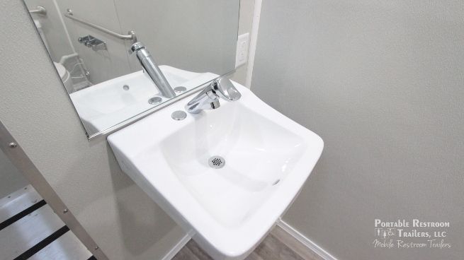 ADA Shower Trailer Portable Restrooms + 4 Station Combo | Oahu Series