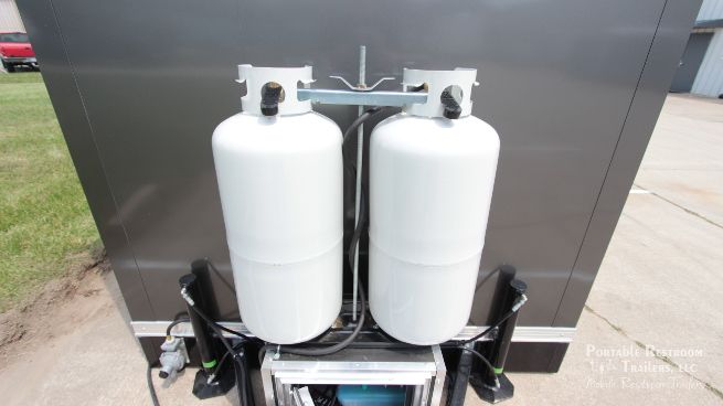 ADA Shower Trailer Portable Restrooms + 4 Station Combo | Oahu Series