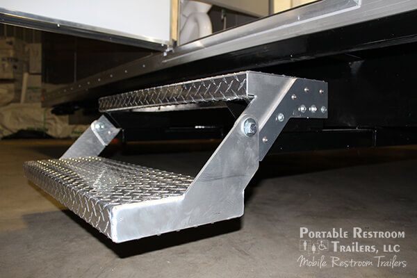 3 Station Shower Trailer Portable Restroom Locker Combo