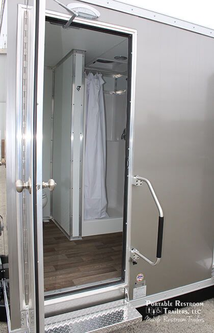 3 Station Shower Trailer Restroom Combo | Oahu Series – All Electric