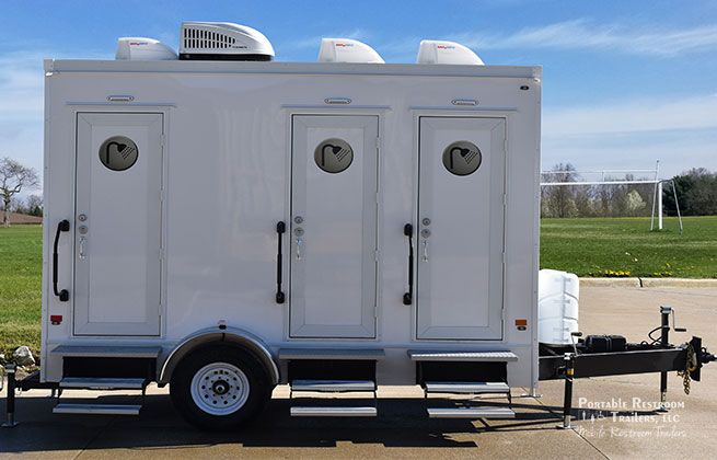 3 Station Shower Trailer Affordable Advantage - 4 Season Package
